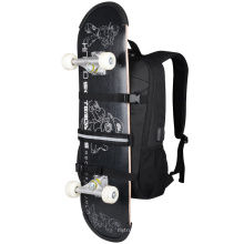 Skateboard Backpack with Straps USB Headphone Hole